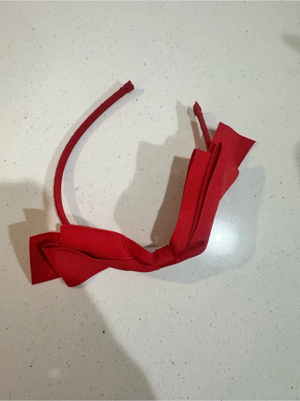 Red Grosgrain Bow Headband for Kids